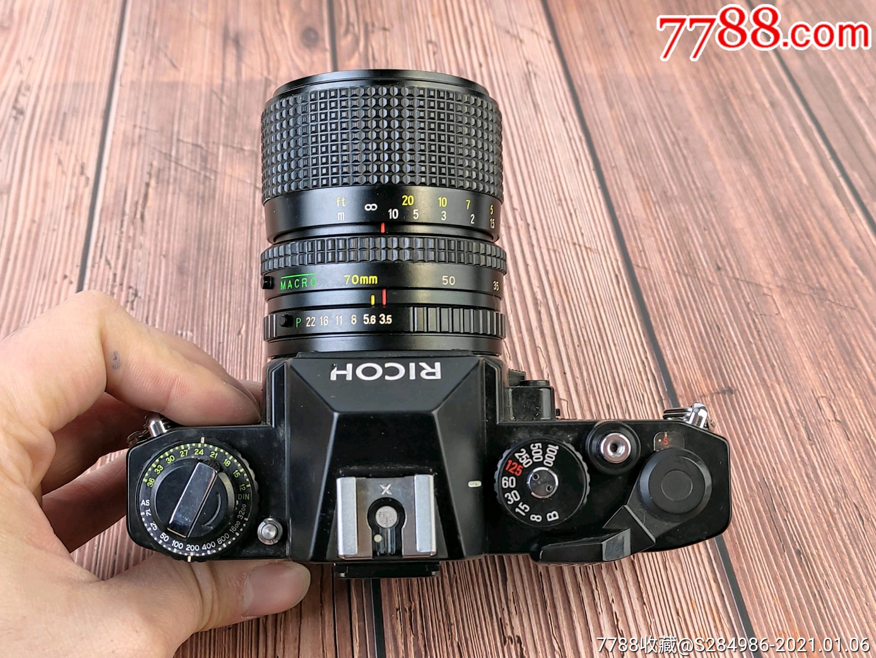 理光kr5胶卷单反相机,带35-70变焦镜头_单反相机_图片收藏_回收价格_7