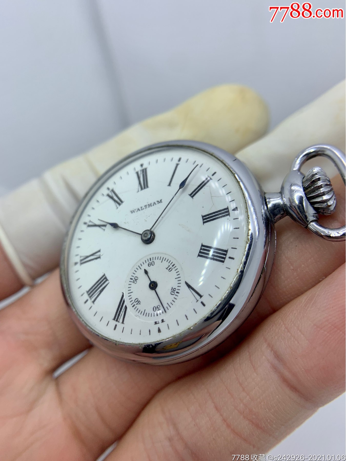 【华尔顿】沃尔瑟姆机械怀表挂表