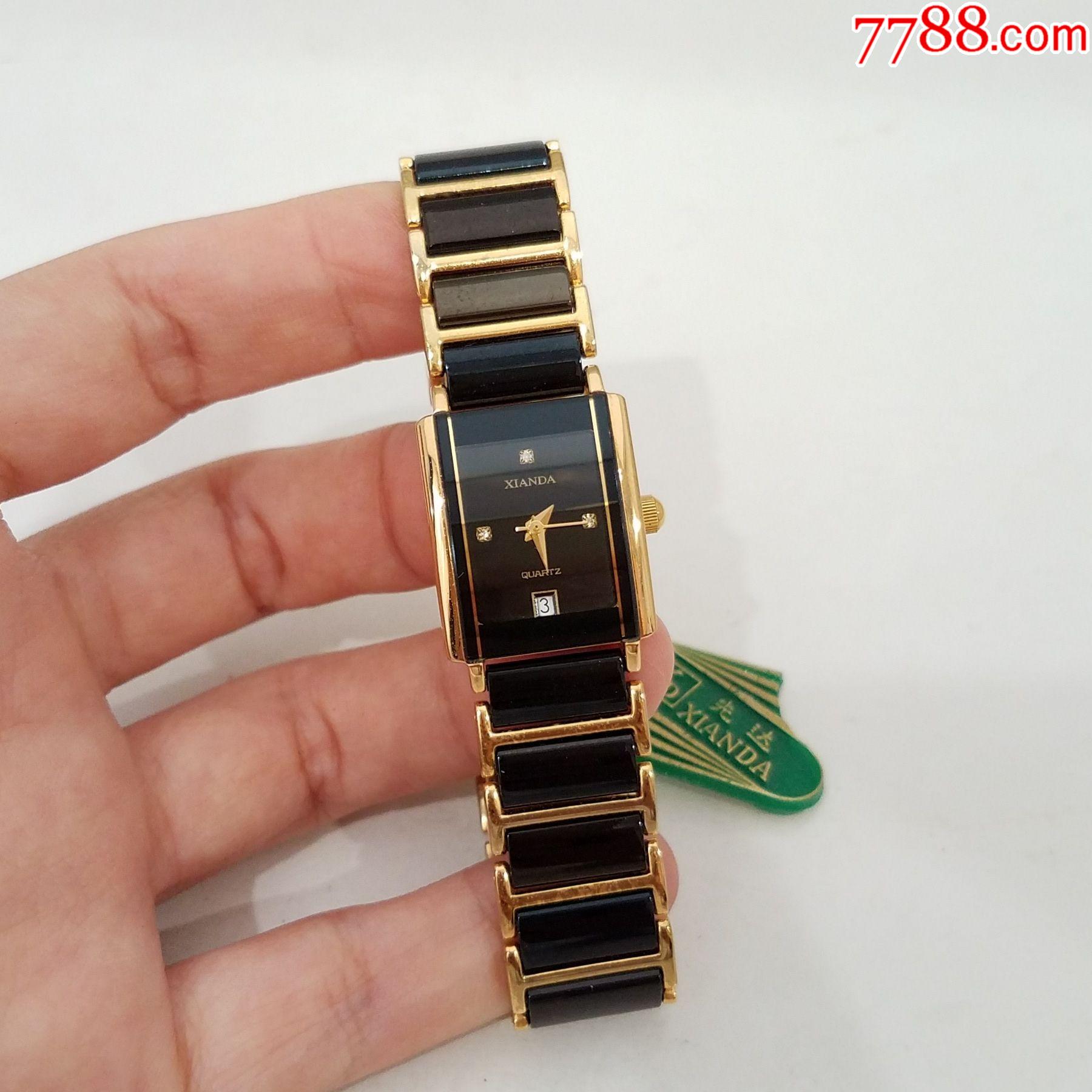 【带吊牌】先达xianda电子女表【闪钻刻度】【独眼龙6点位日历】