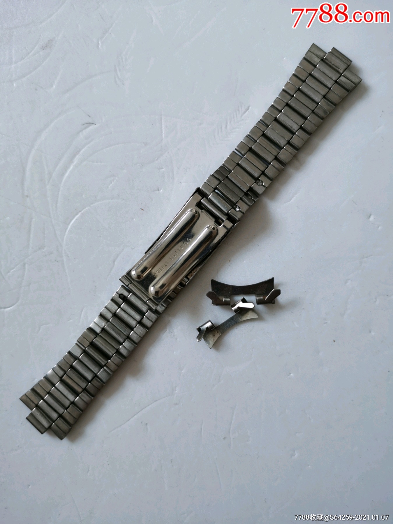 稀少库存男式梅花表链-表带/表链-7788旧货商城