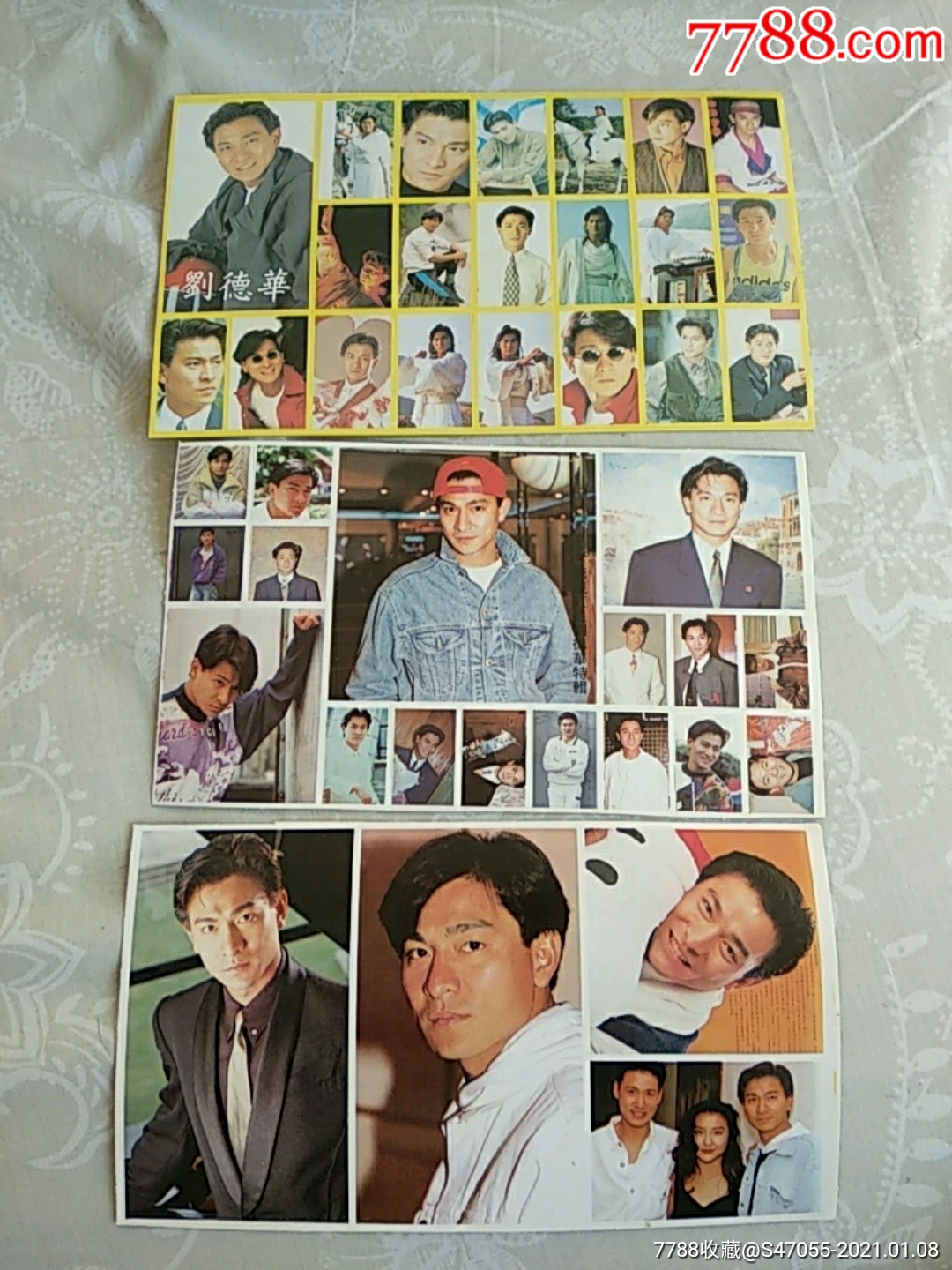 明星贴纸刘德华3张