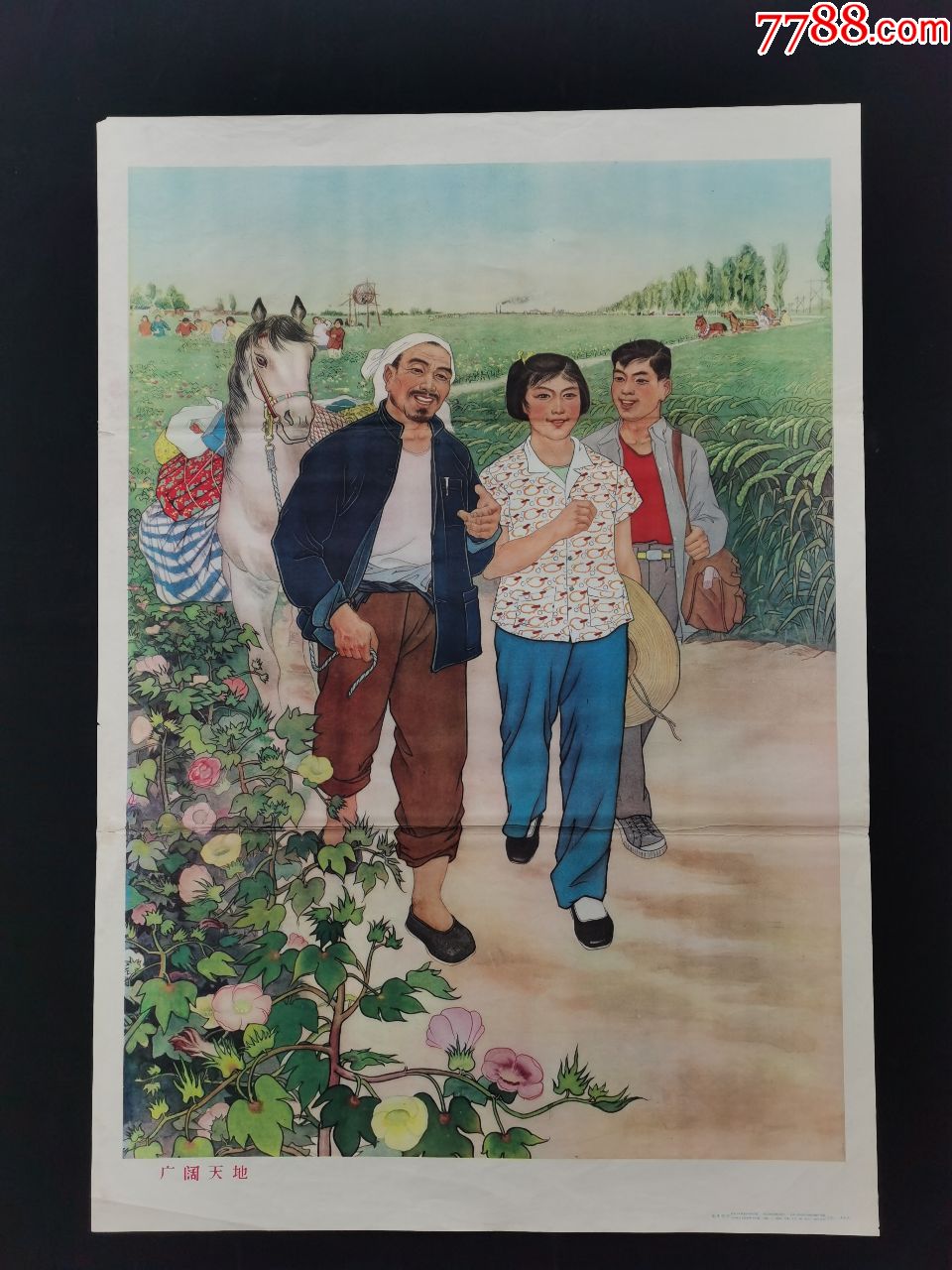 广阔天地-年画/宣传画-7788旧家具收藏