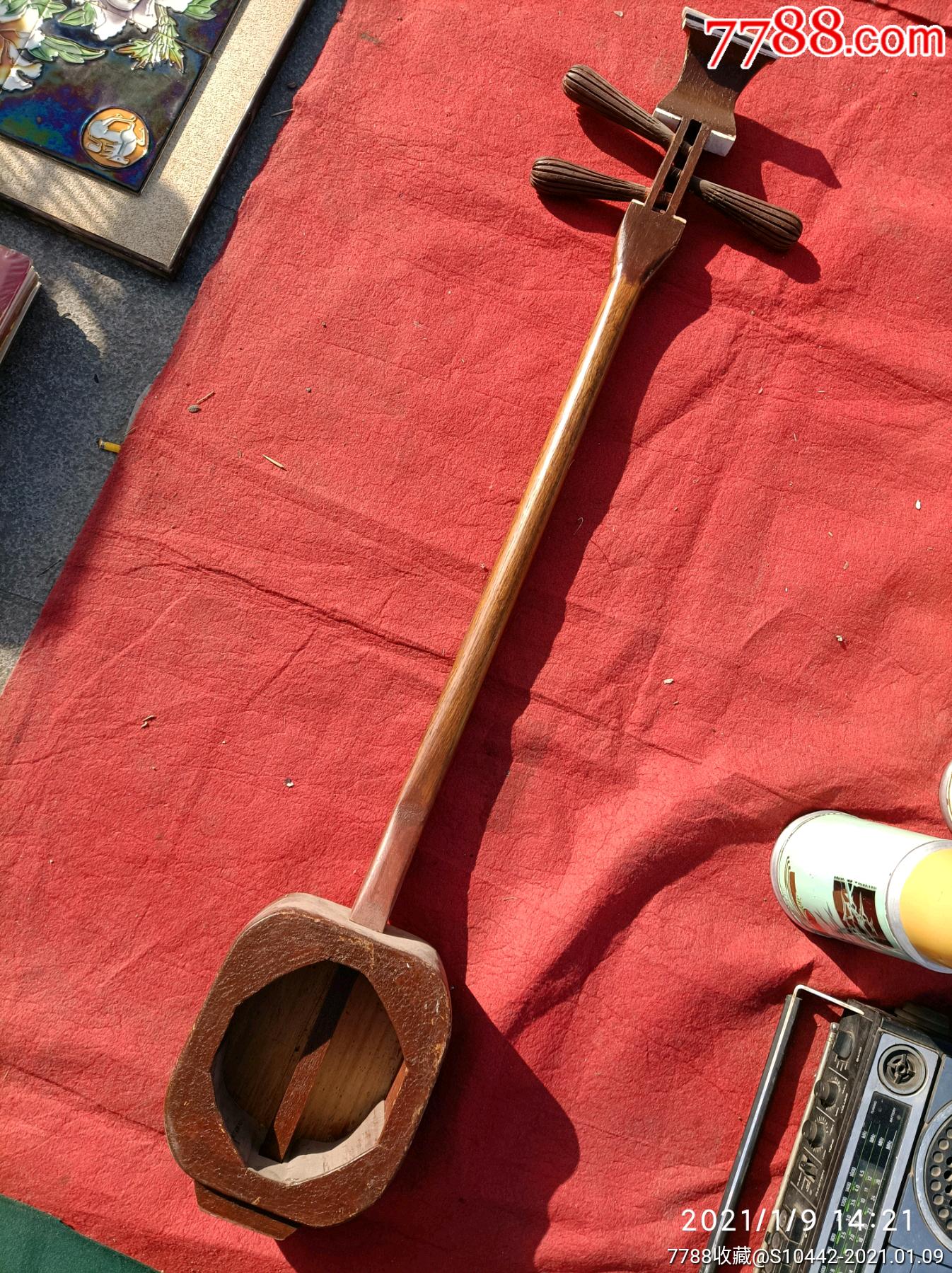 手制大三弦三味弦_其他民族乐器_旧书收藏_回收价格_7788书籍