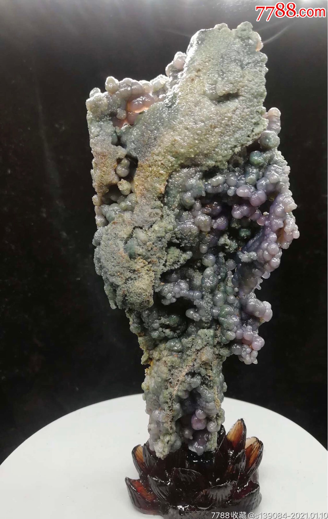 首页 拍卖 玛瑙 >> 阿拉善紫葡萄玛瑙原石摆件,一公斤,包真_价格129元