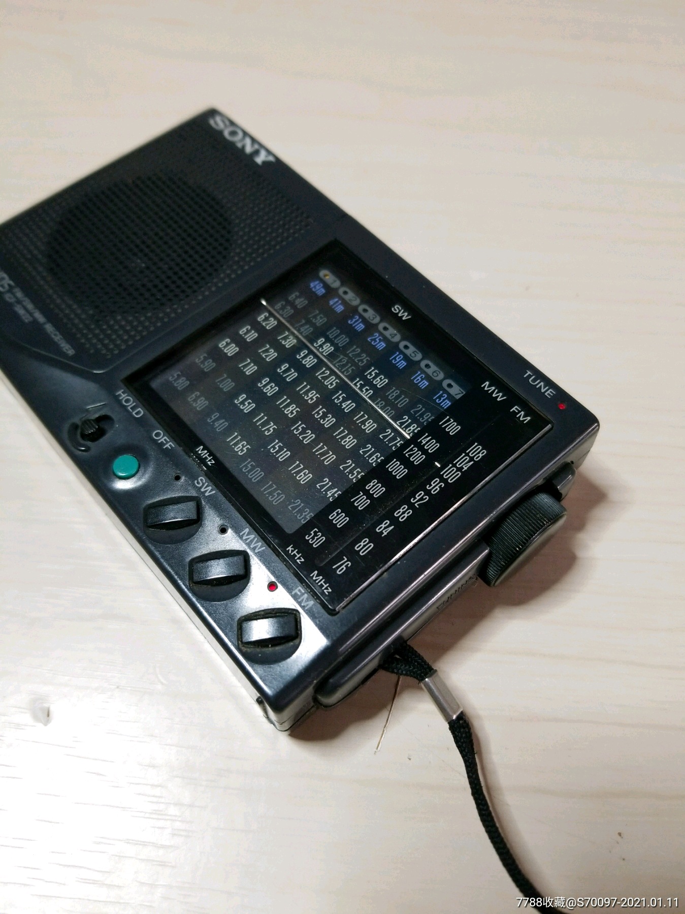 sony日本索尼微型袖珍收音机sw22,随身听,非电子管(关联爱华夏普松下