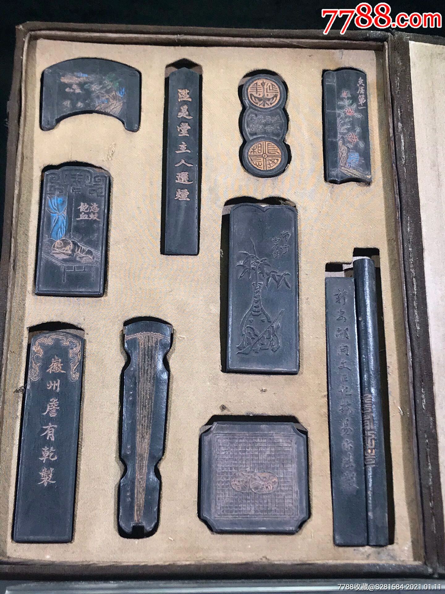 徽州老墨手卷墨-价格:388元-au25310513-徽墨/墨锭 -加价-7788收藏