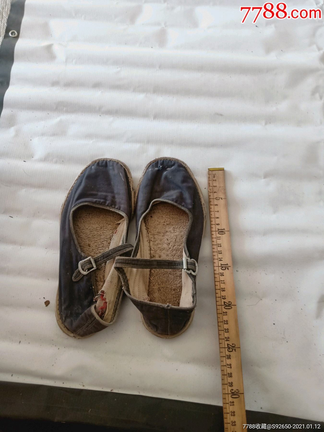 怀旧民俗老手工布鞋