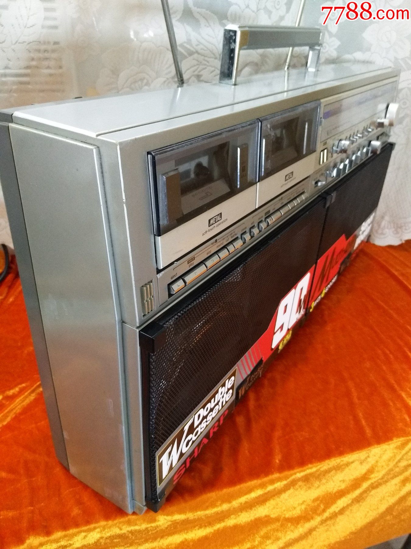 日本原装进口夏普gf-777收录机(功能完好,大磁钢喇叭,声效特棒,值得