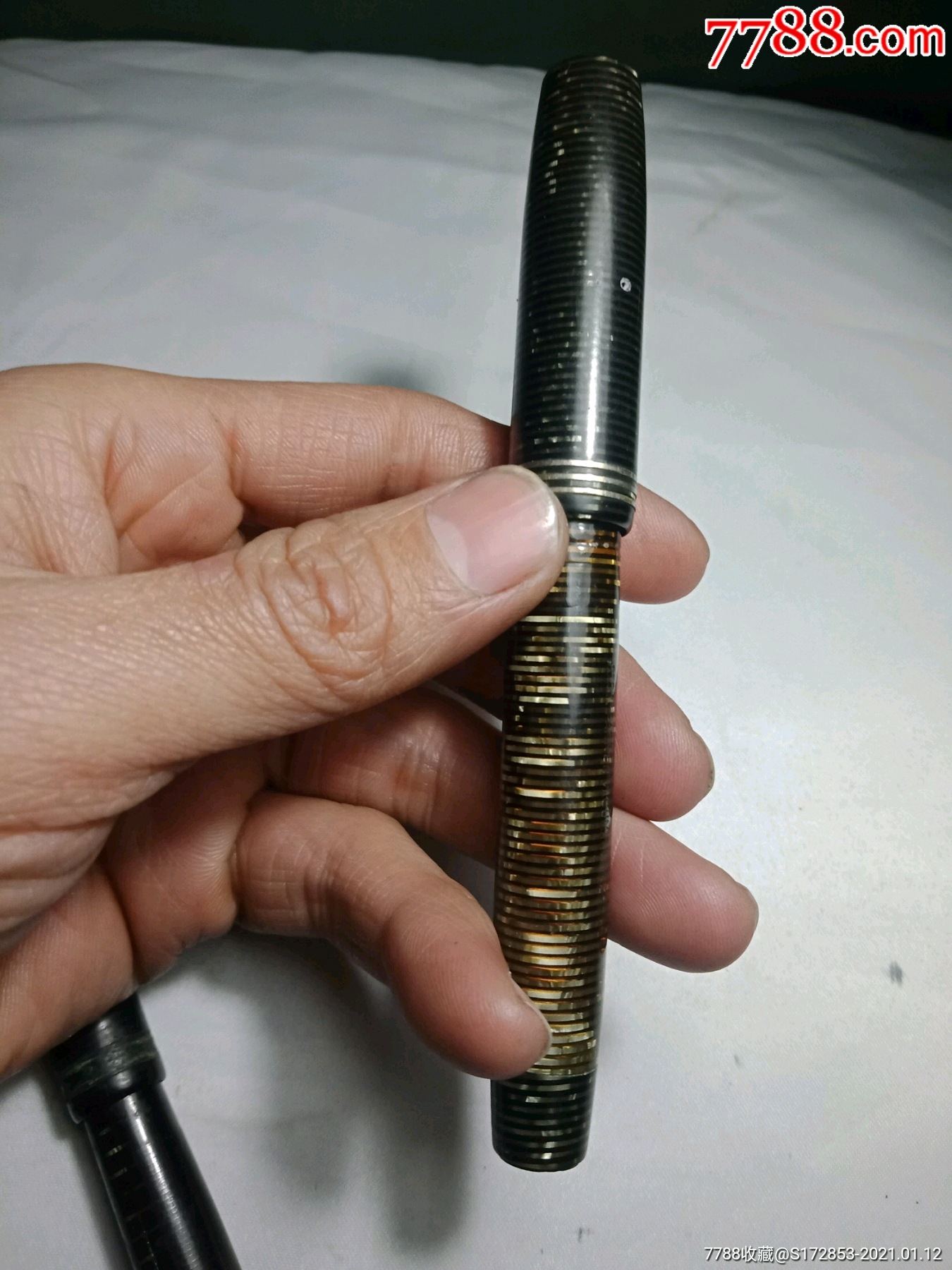 派克花杆两只钢笔,一起拍.