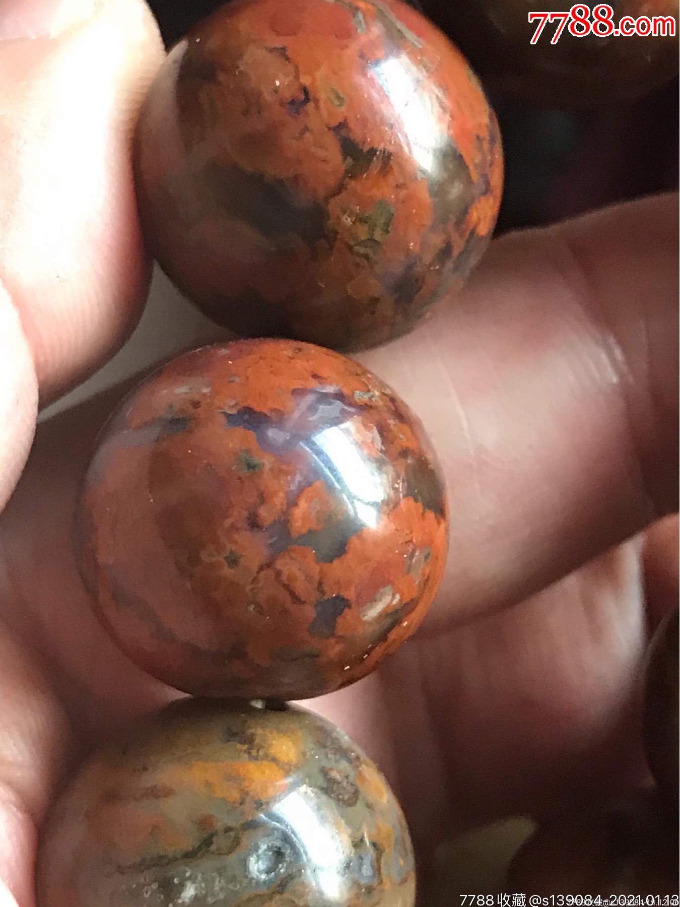 战国红玛瑙大手串,包真