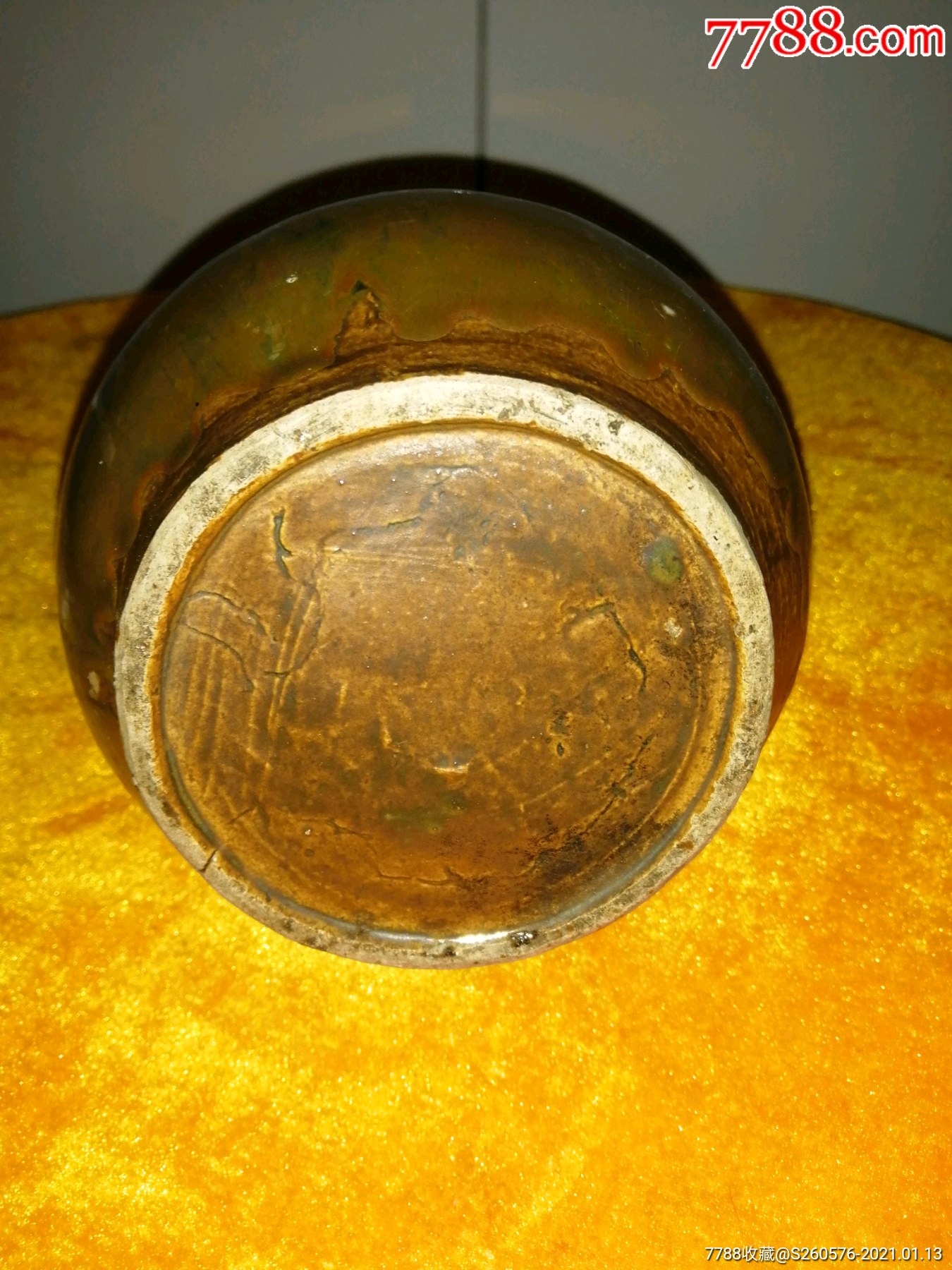 清代玉壶春瓶_酱釉瓷/紫金釉_第8张_7788玉器收藏