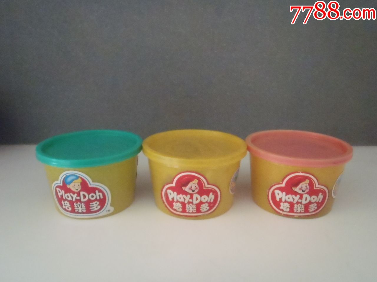 90年代培乐多彩泥玩具3盒