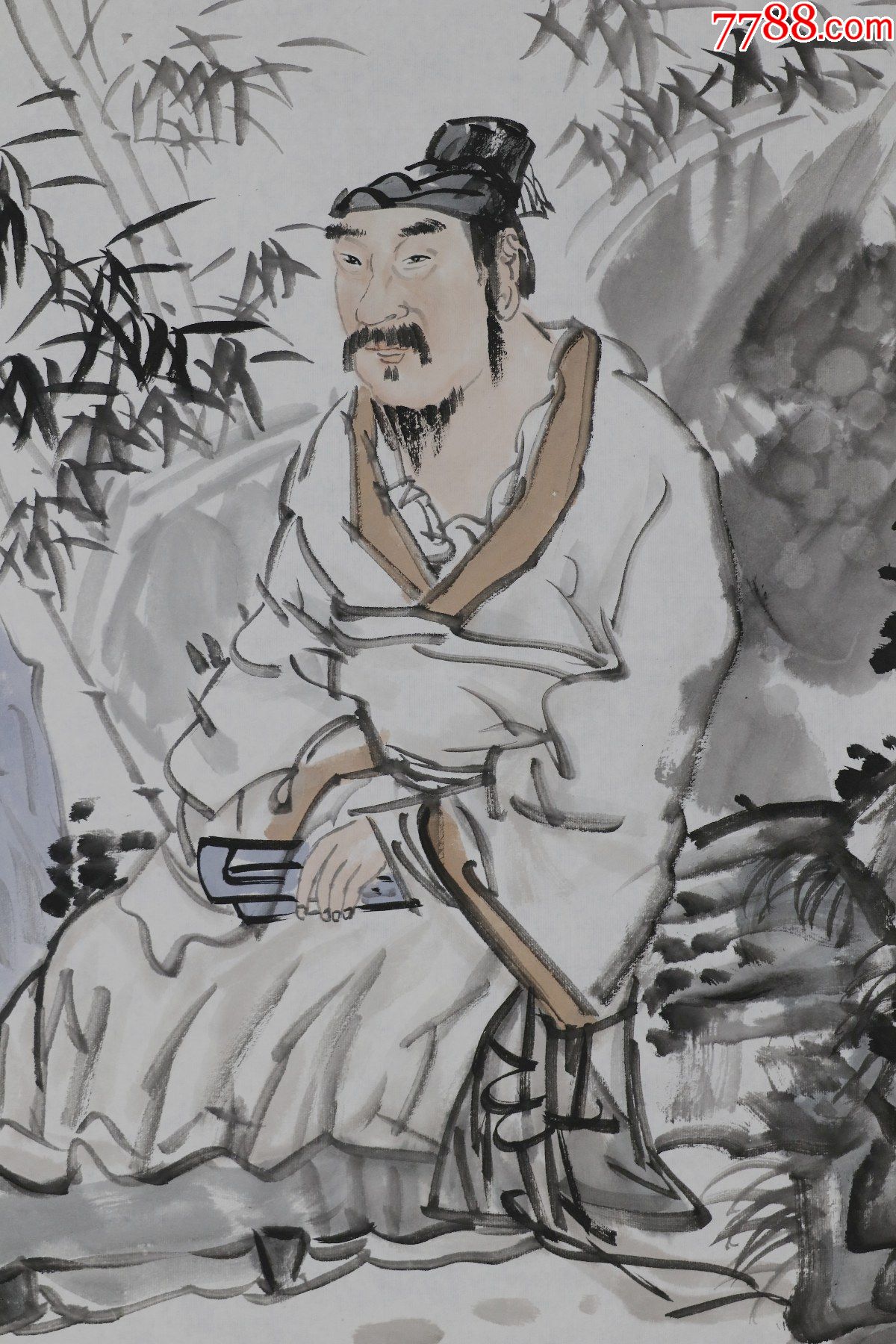 【巫卫东】兰州画院院长,中国美术家协会会员,人物画_人物国画原作_第