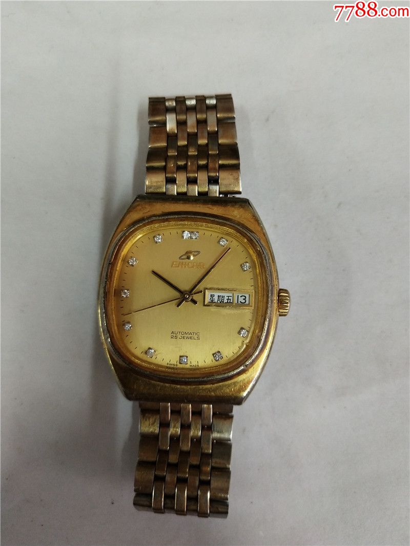 钻刻瑞士英纳格全自动双日历男机械表机芯2168-手表/腕表-7788商城