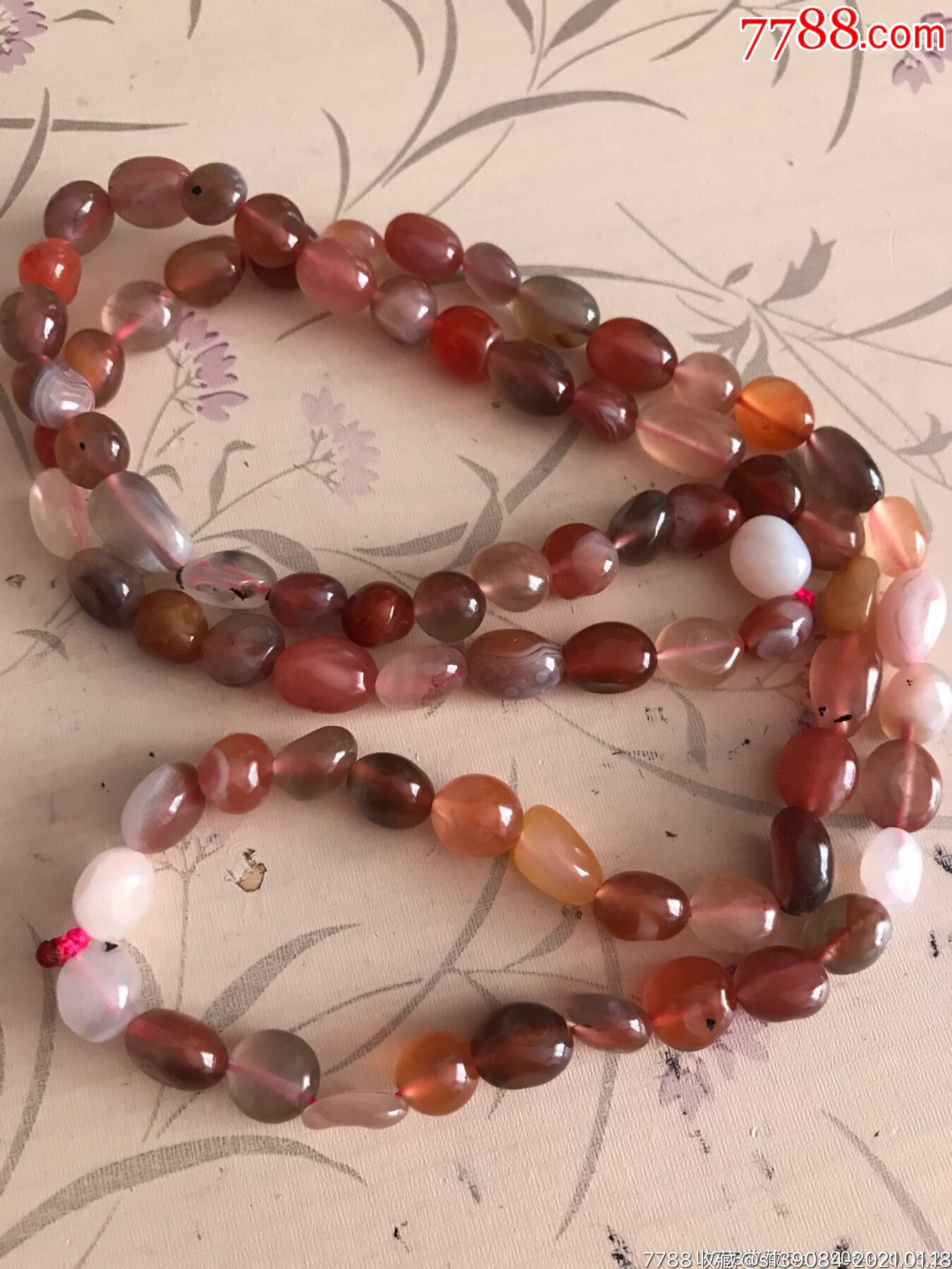 天然盐源玛瑙大长链冰飘红包真