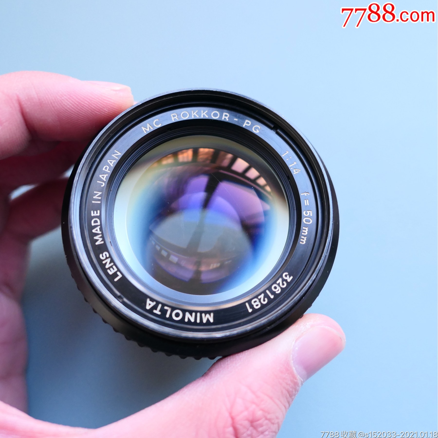 美能达mc口50mmf1.4单反镜头手动135胶卷机头