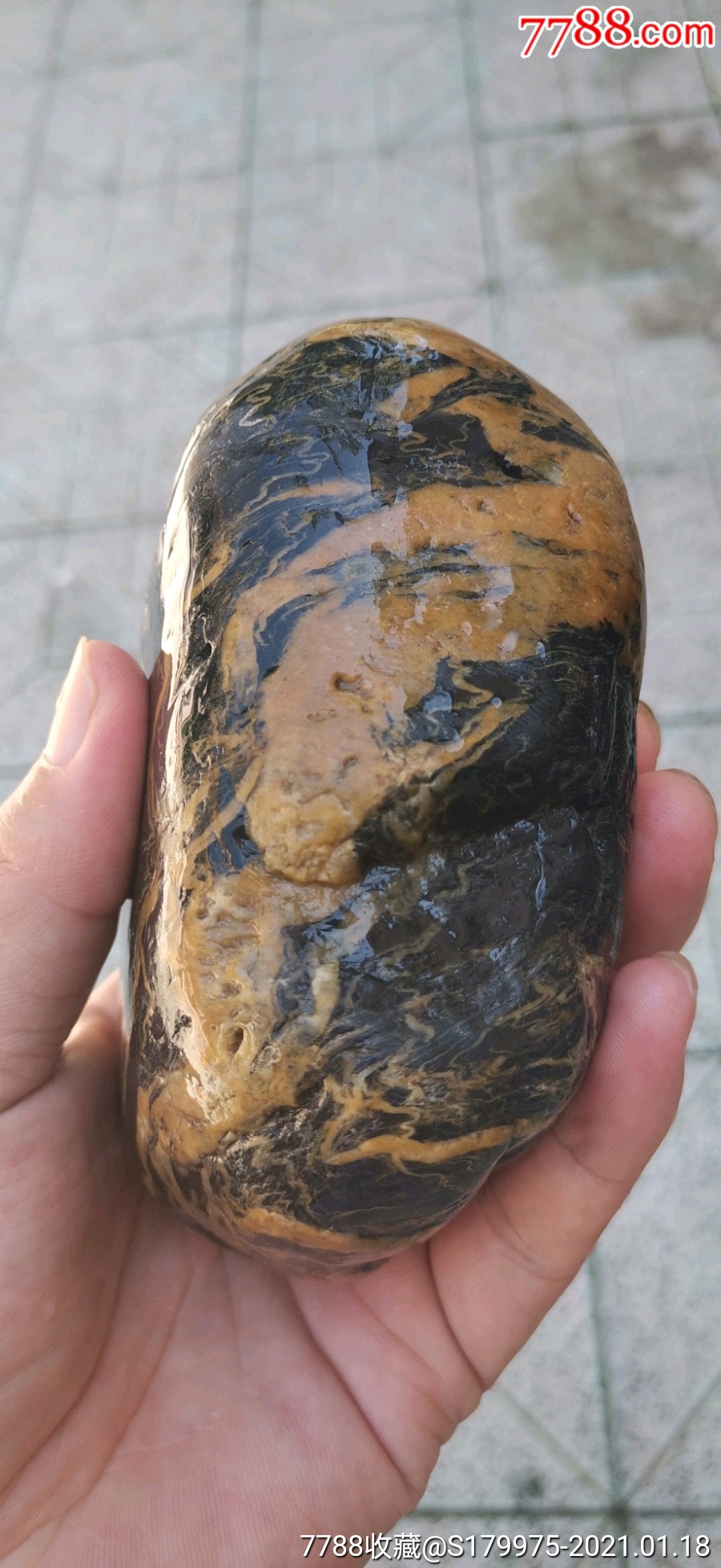 天然汉江奇石飞龙在天_其他奇石/岩石【古缘古生】_第4张_7788字画网