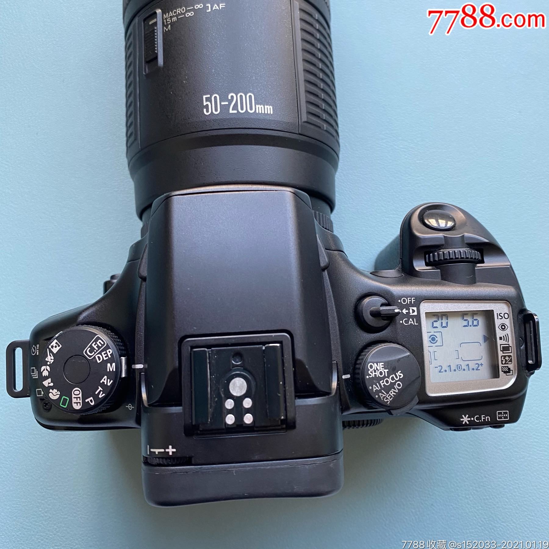 佳能eos7胶片单反相机50-200mm镜头