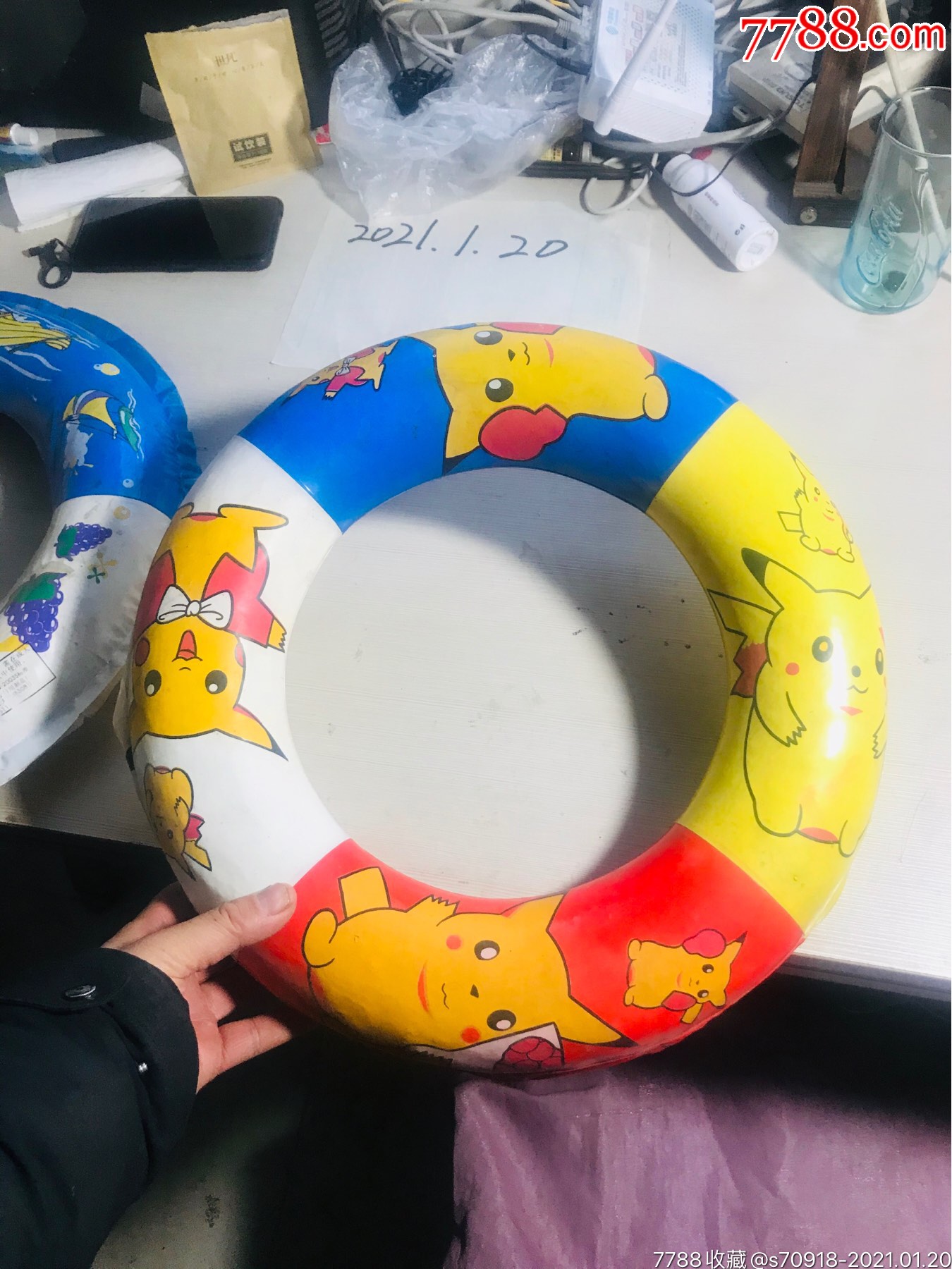 皮卡丘儿童玩具游泳圈