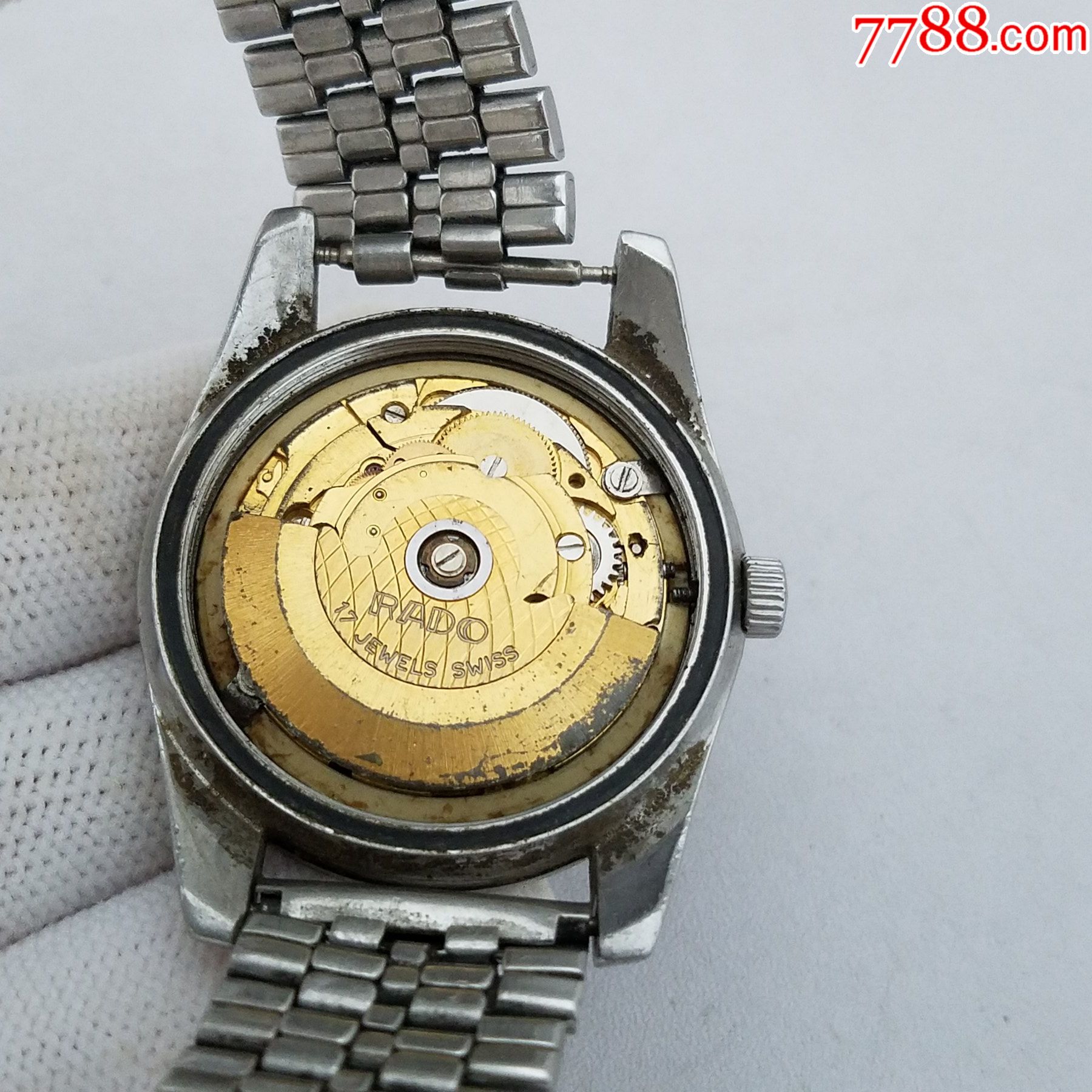 雷达绿海马系列自动机械男表【2872金机芯】【晃晃能走】-手表/腕表