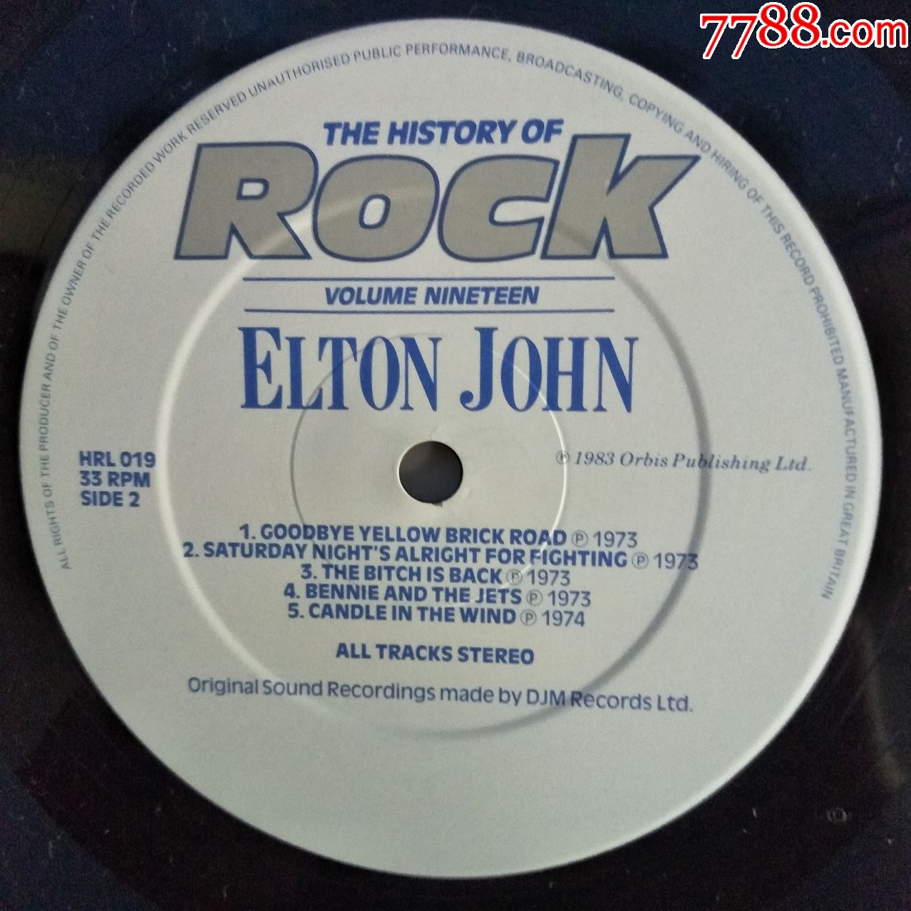 摇滚史(卷十九)埃尔顿约翰芝加哥a32十二寸2lp_老唱片/胶片_图片鉴赏