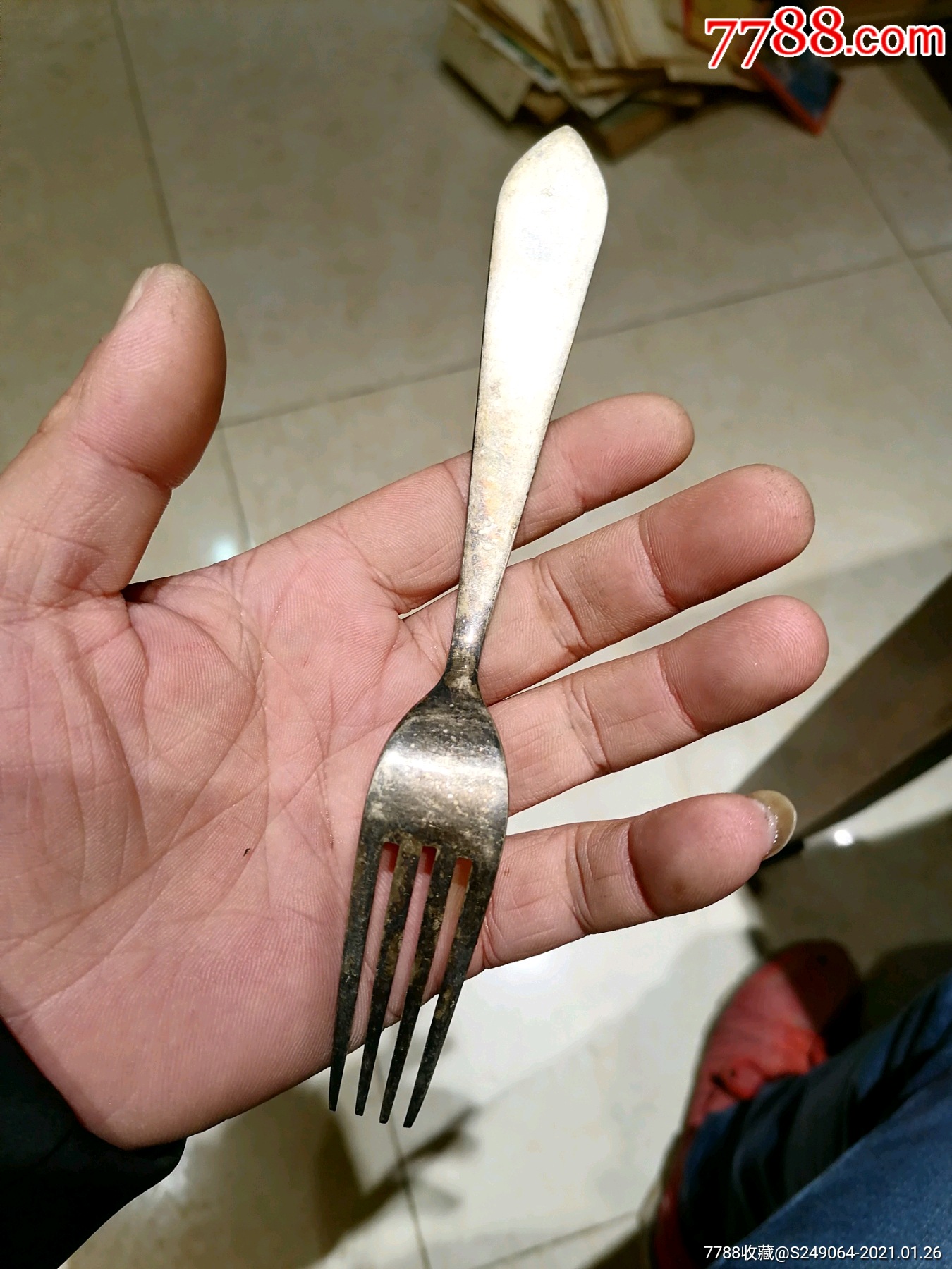 银叉,品相不错,如图,包真