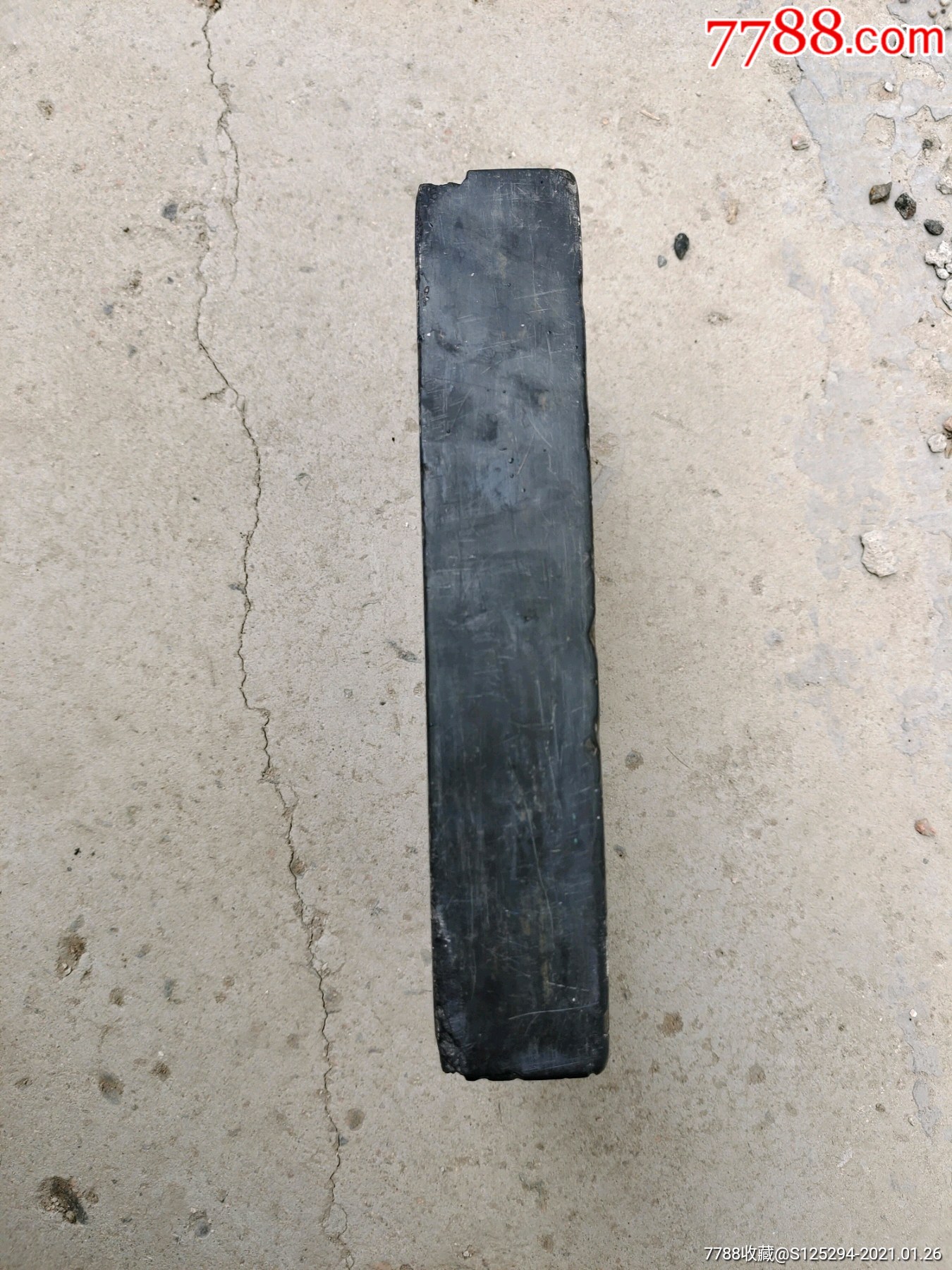 清代石头砚砖一块,石质细腻,尺寸大,特别厚,很好的收藏品