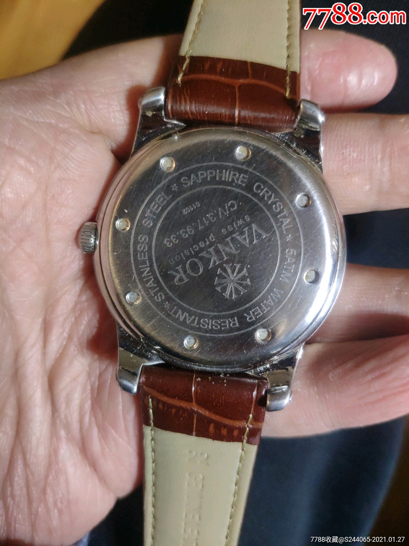 瑞士原装vankor石英男表