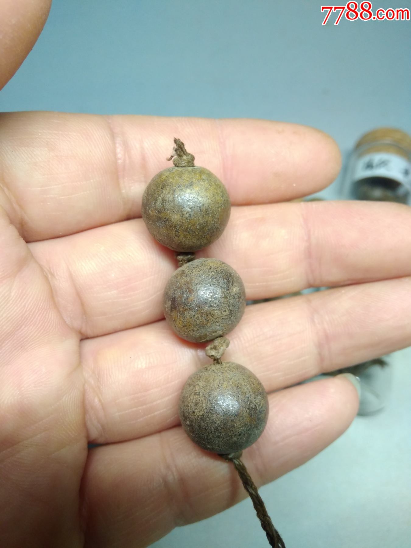 清代老沉香珠子