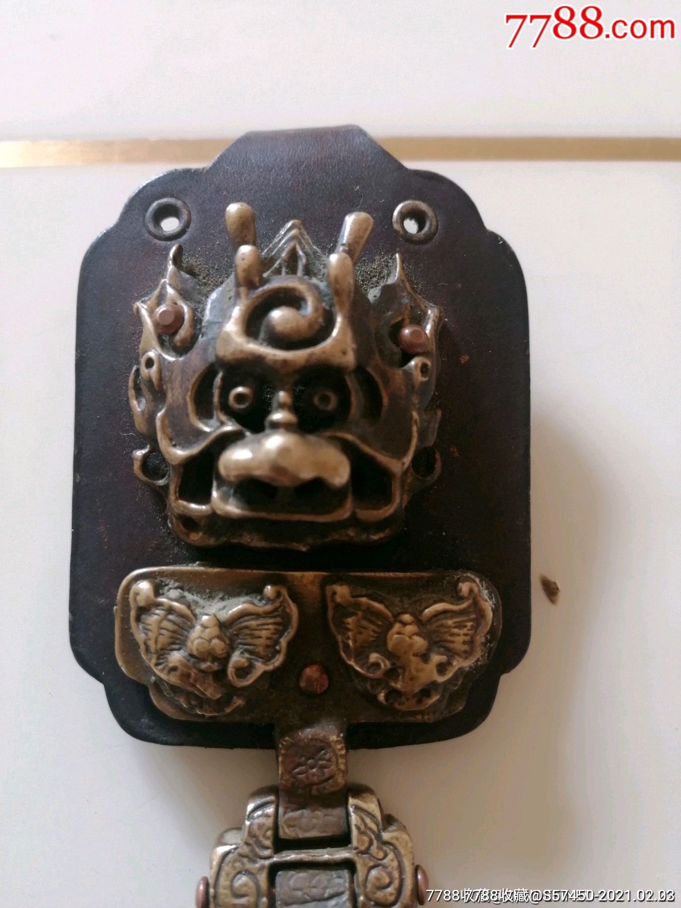 清代皮带扣