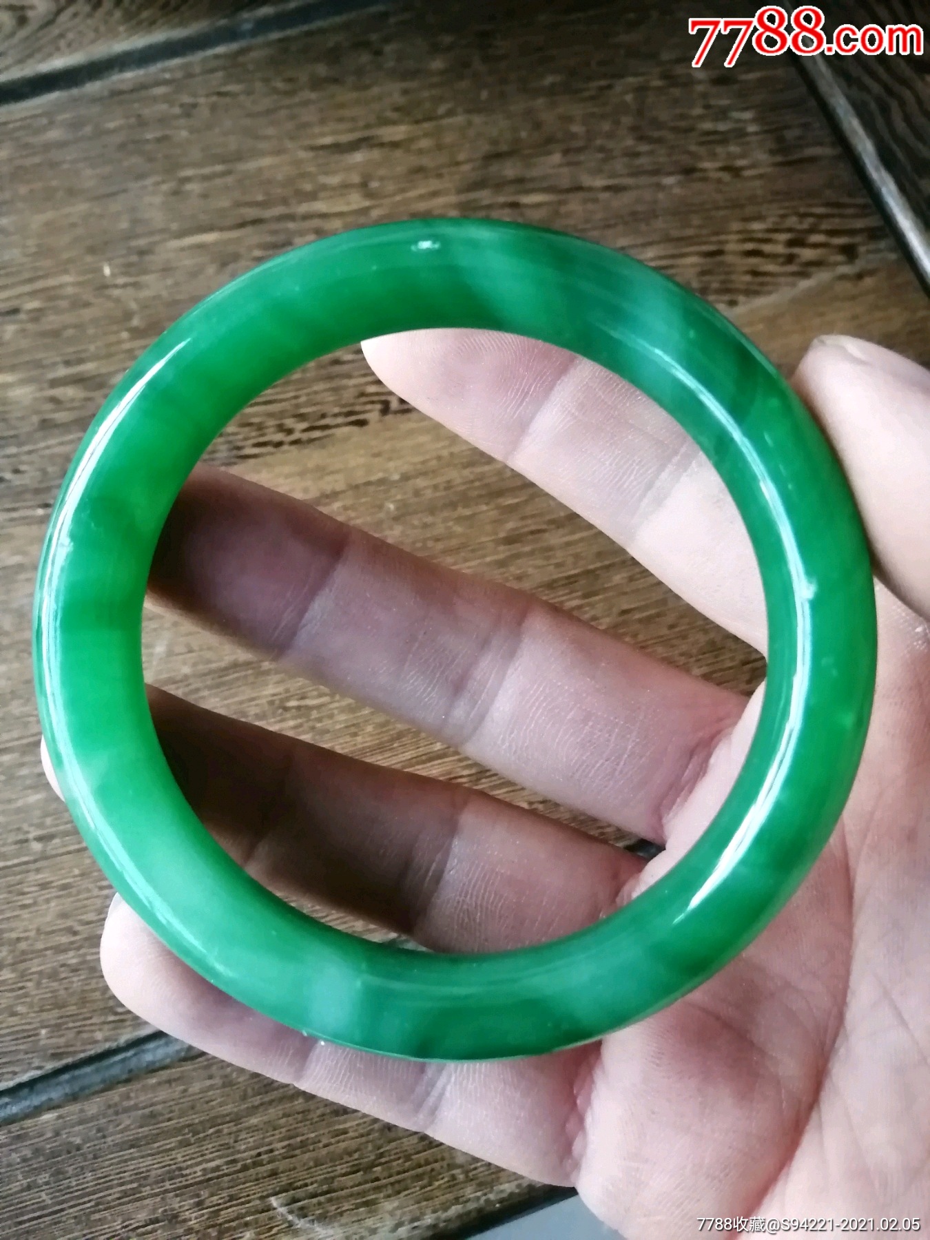 民国老琉璃手镯一支_其他玉石/玉器_配件图片_收藏价格_7788钟表收藏