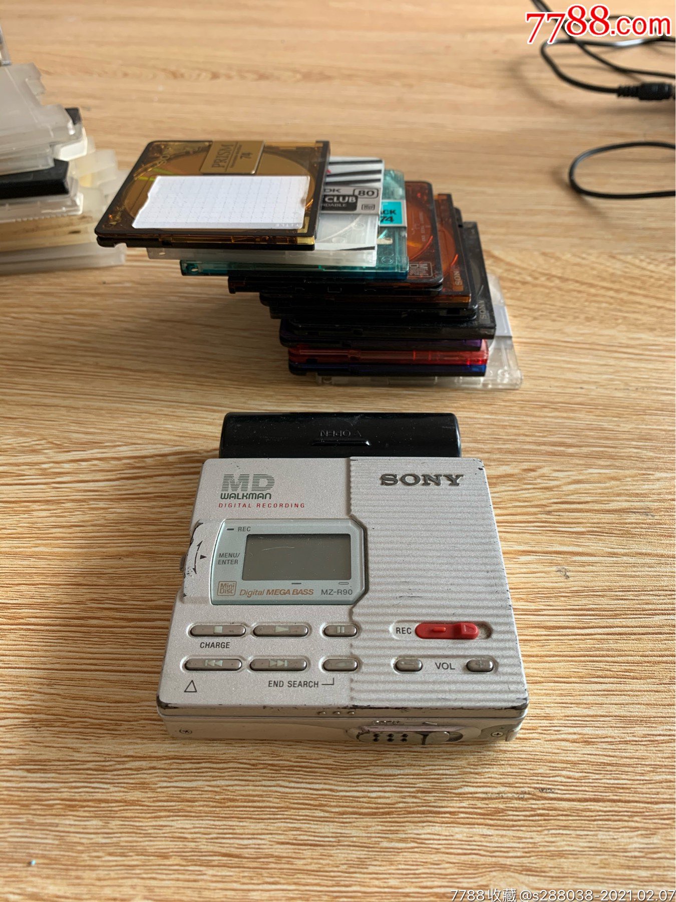索尼mz-r90md随声听-随身听/mp3-7788收藏