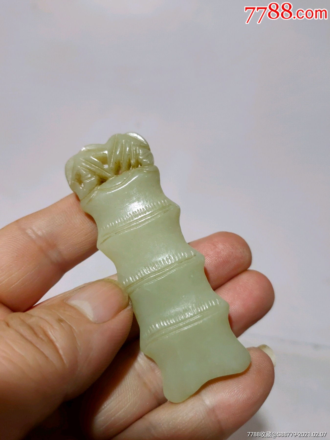 新工艺手把件青玉(品好)