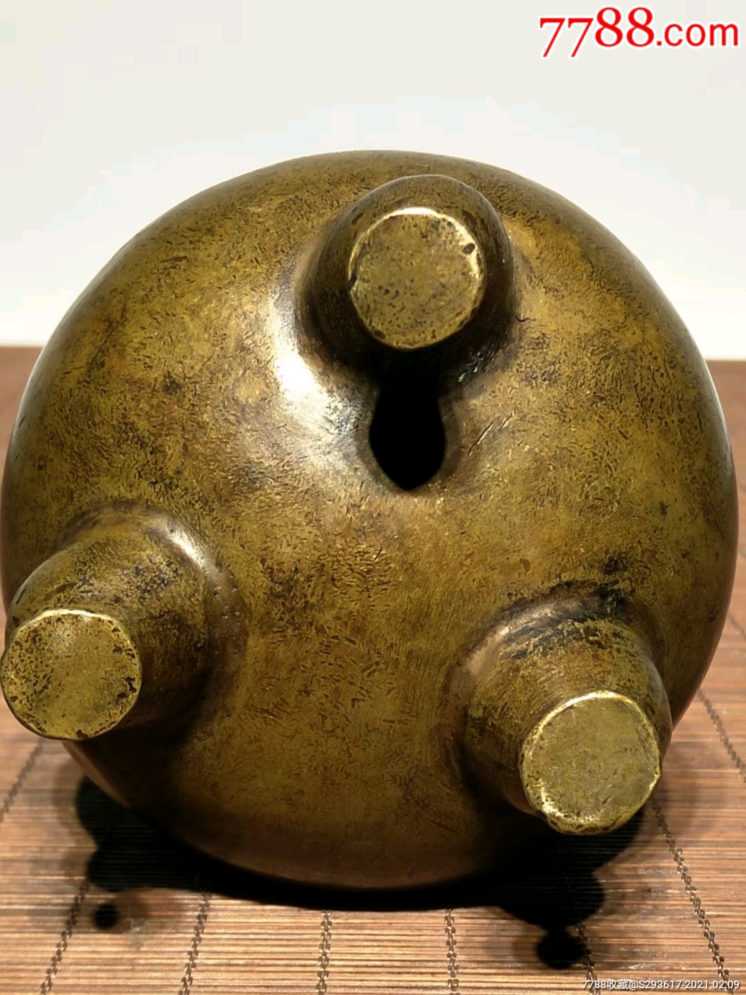 大明宣德年制﹉精品铜香炉,包浆浓厚,造型独特,器型精美,摆放使用佳品