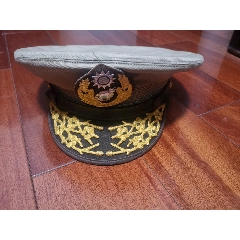 国军海军陆战队中将大盘帽卡其色原品