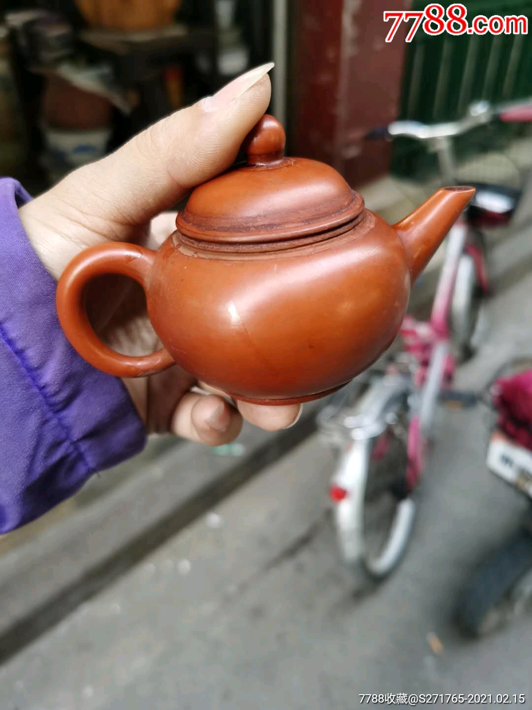 老紫砂壶储氏手拉壶