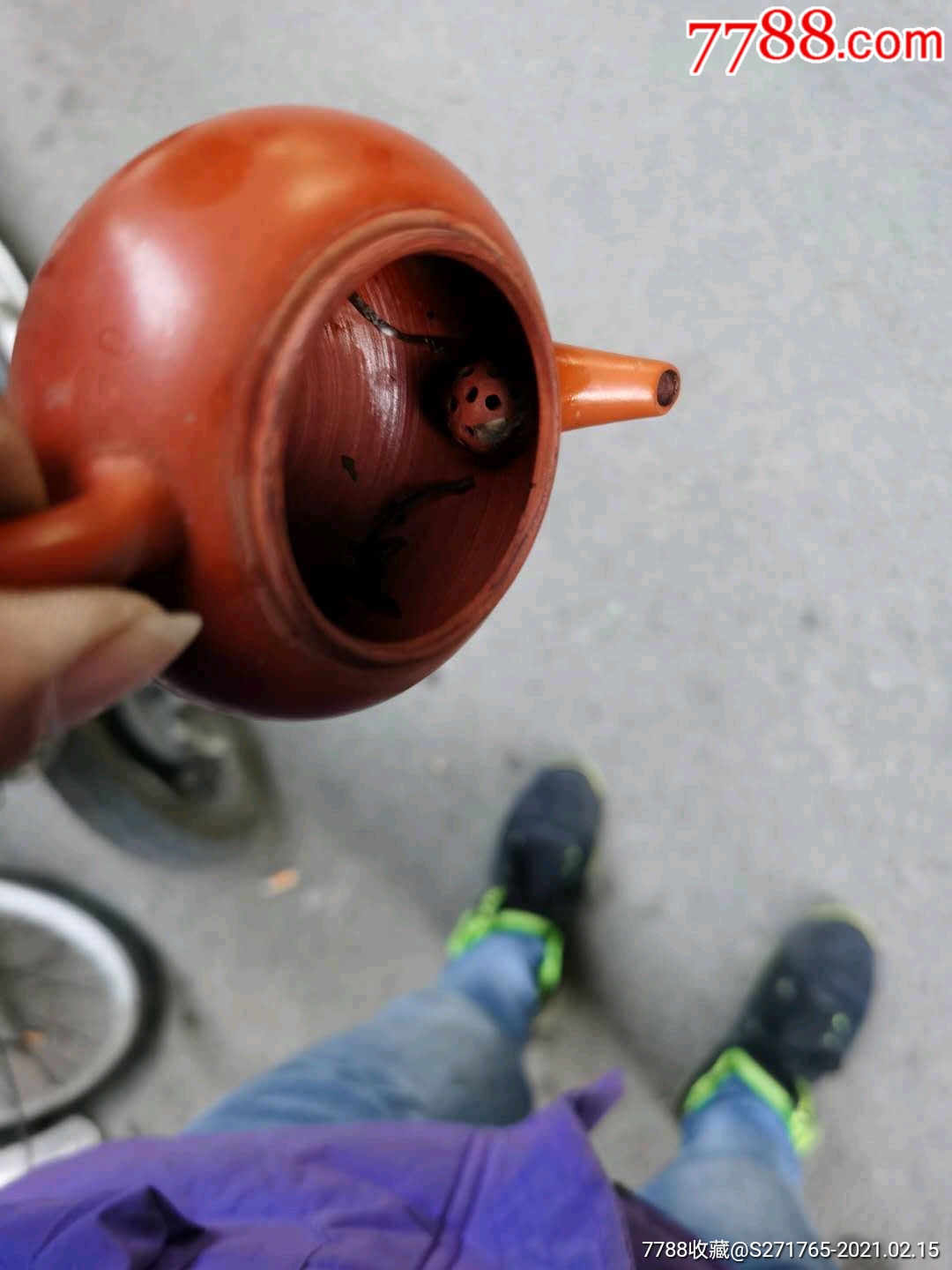 老紫砂壶储氏手拉壶_紫砂壶_ 张_7788陶器收藏