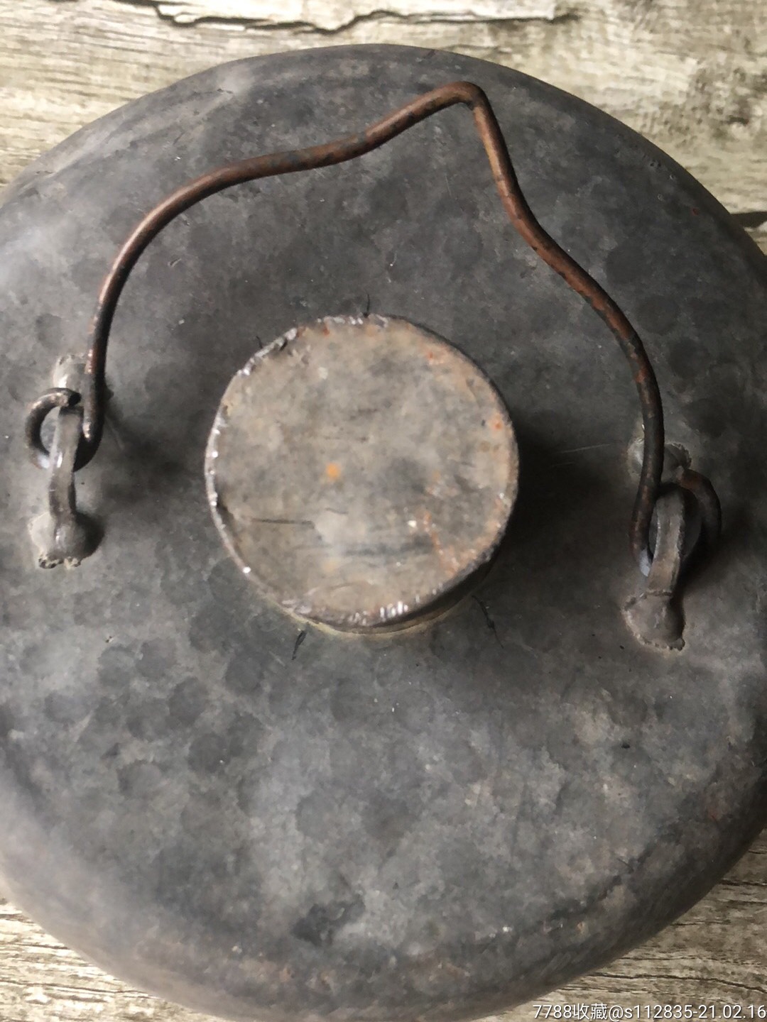 民国锡制暖手壶