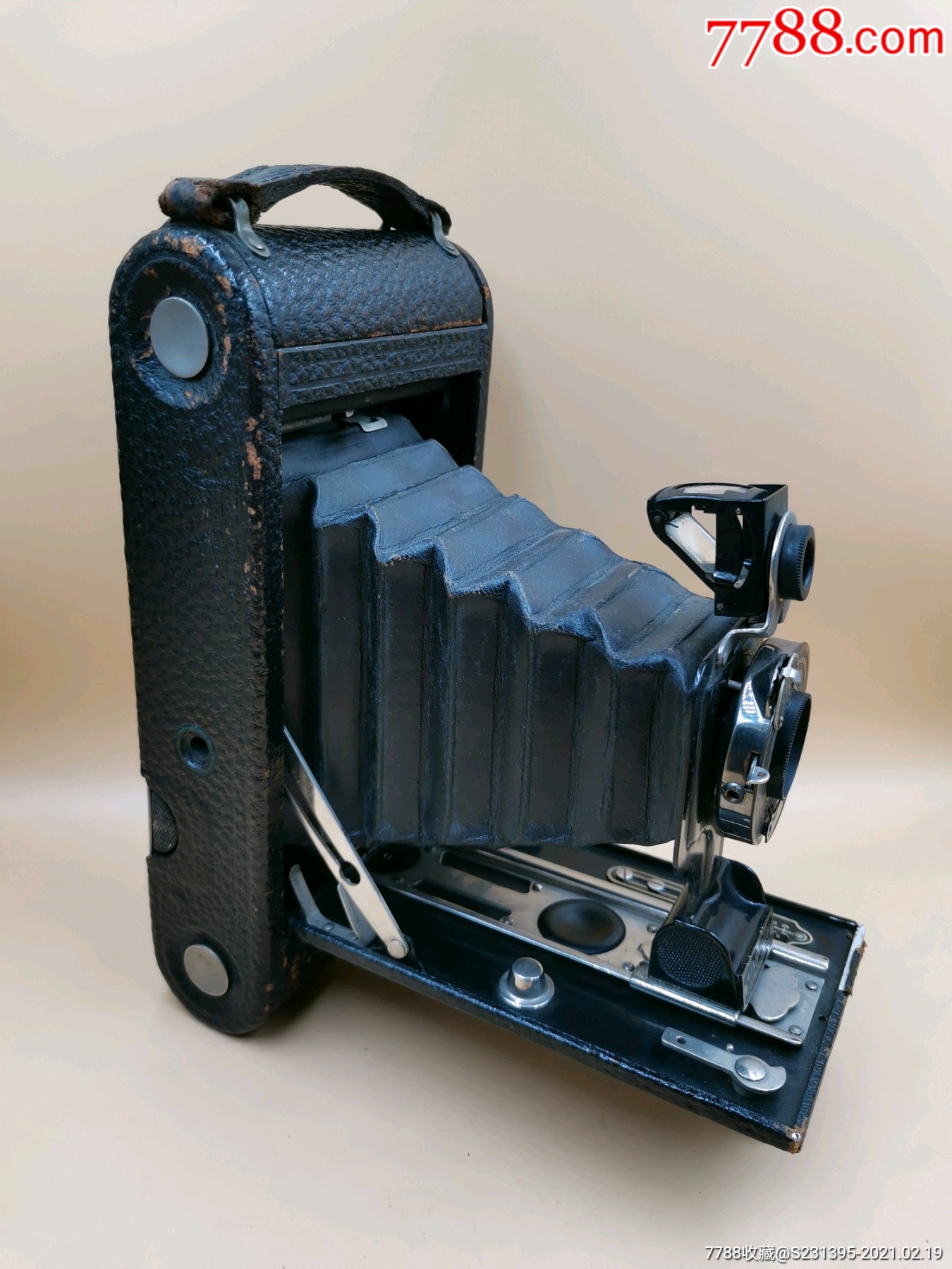 美国柯达100年老皮腔相机收藏拍卖
