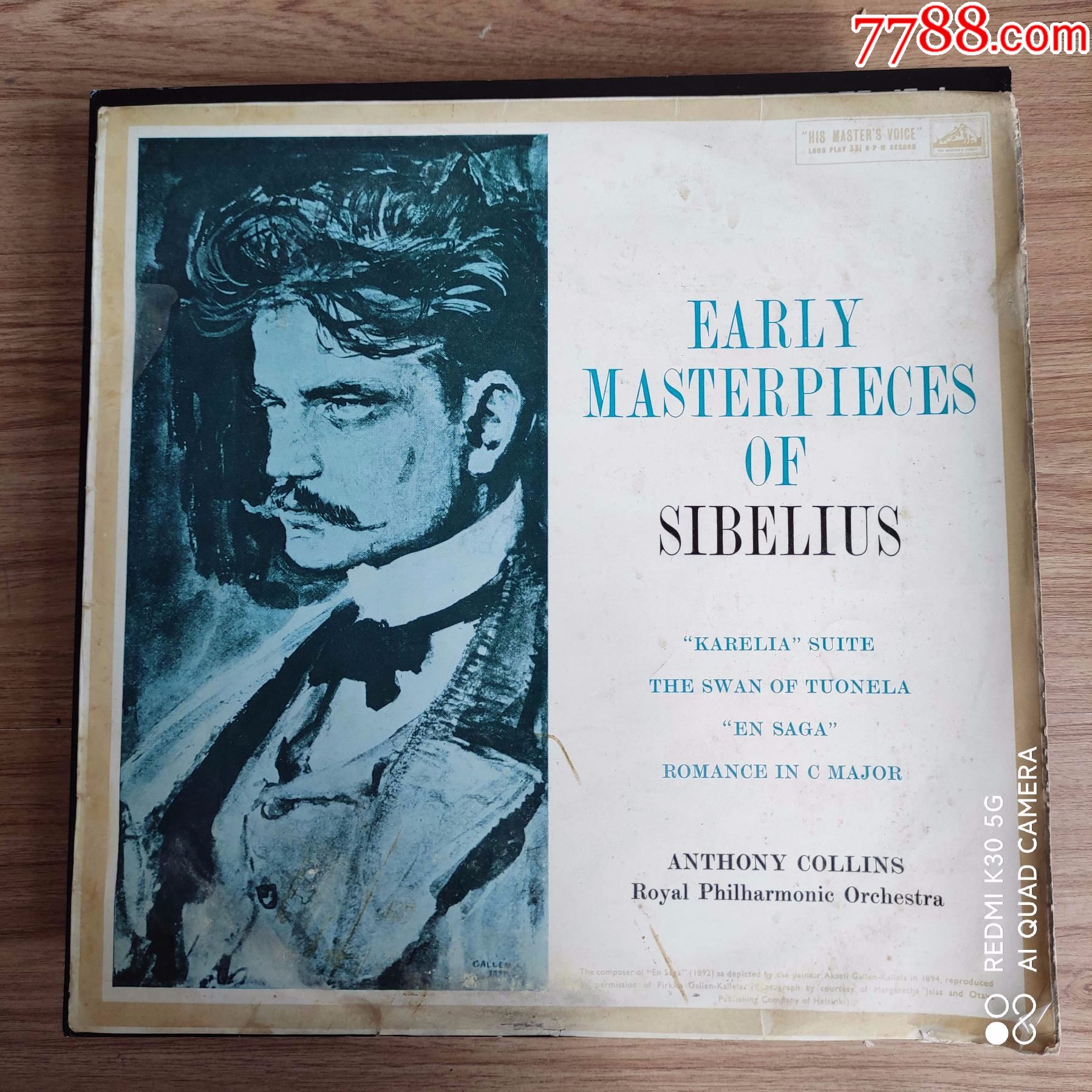 西贝柳斯早期作品-12寸黑胶lp划痕110