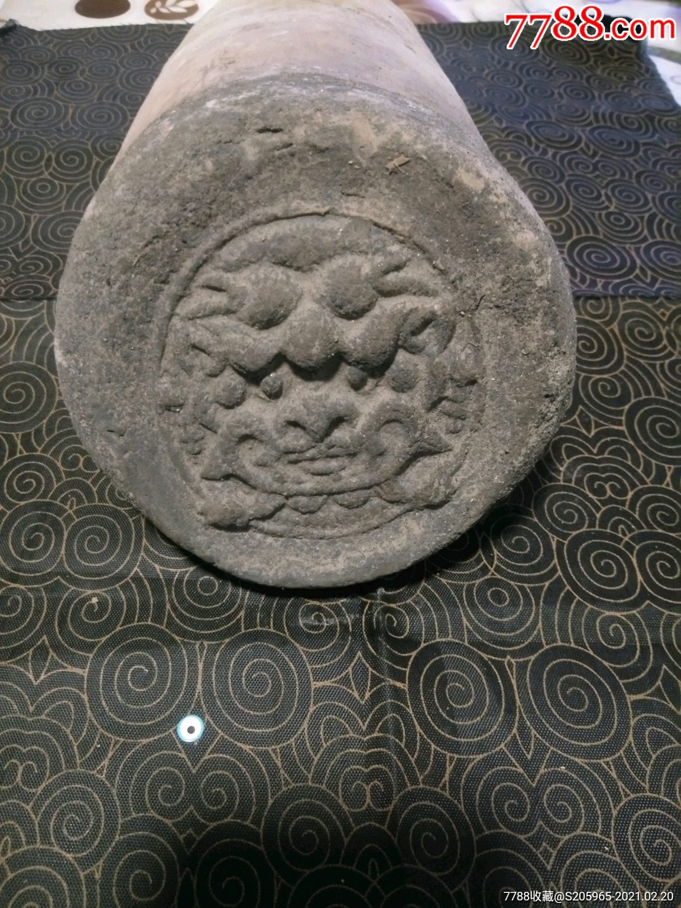 清代晚清狮头瓦_瓦当_鉴别图片_收藏价格_7788陶器收藏