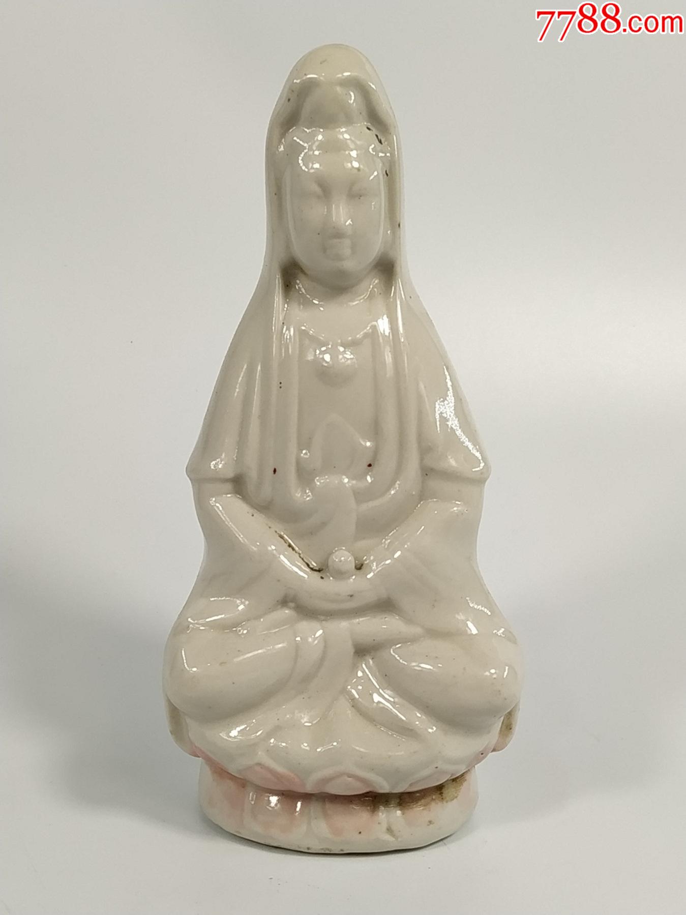 文革时期观音瓷像,一窑粘见最后一图.