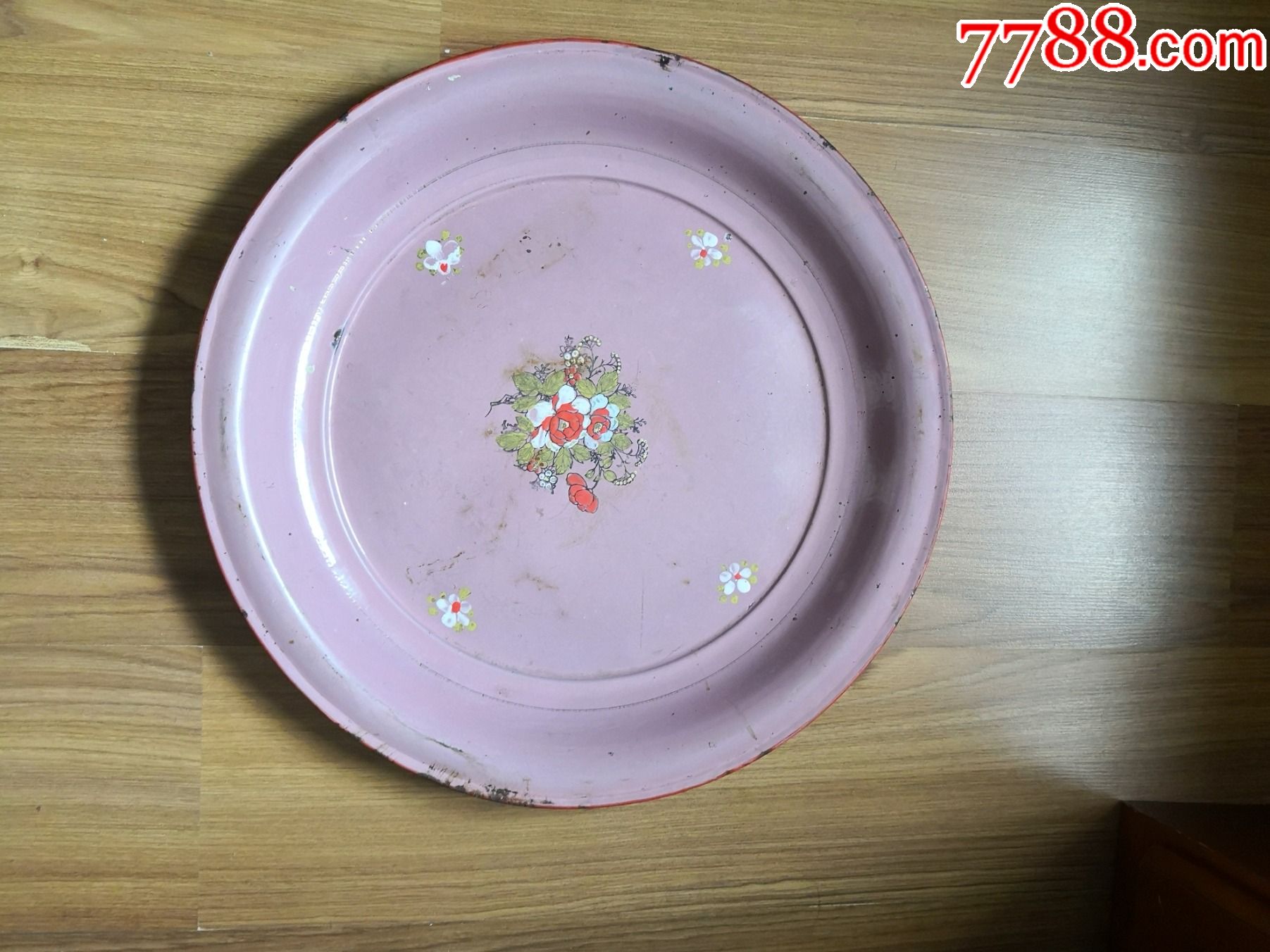 民国搪瓷大盘子