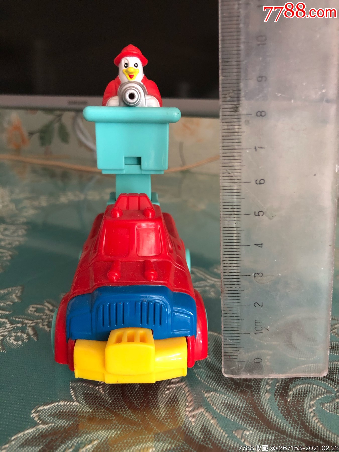 肯德基早期奇奇救火抢险车玩具