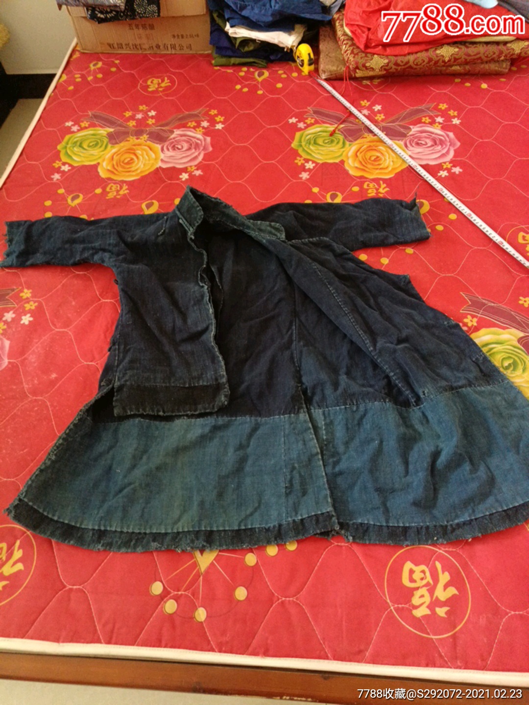 纯手工制作粗布衣