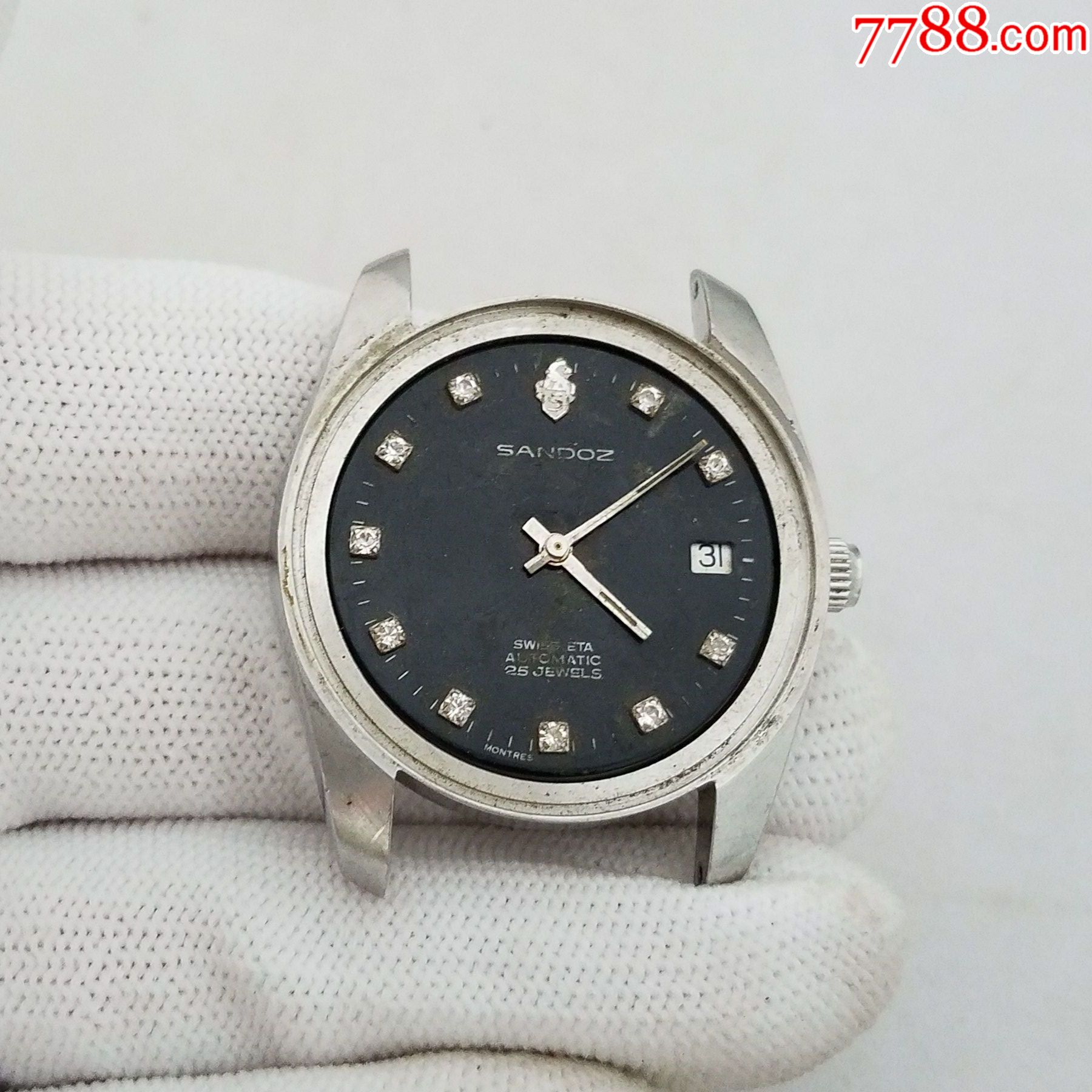 山度士自动机械男表【2836-2金机芯】【闪钻刻度】_手表/腕表_配件