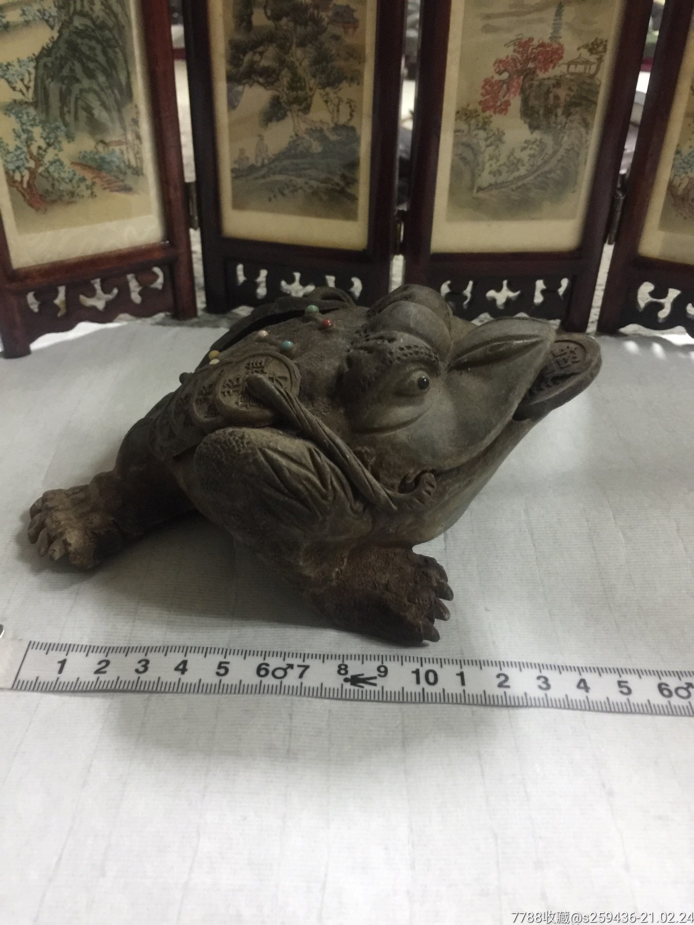 老紫砂金蟾