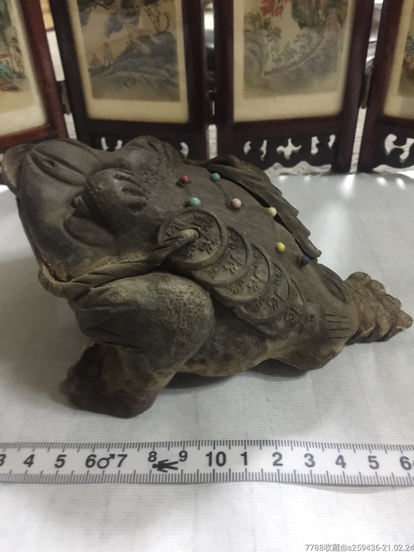 老紫砂金蟾