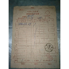 六十年代中国人民邮电机要邮件交寄单(au25675927)_7788收藏__收藏热线