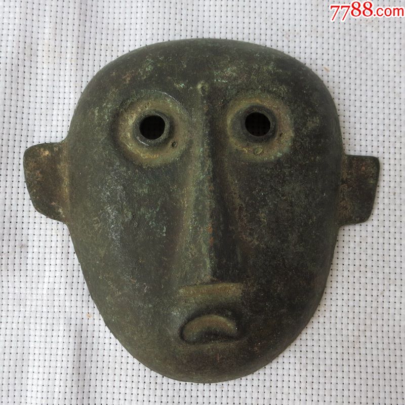 青铜面具古铜器老青铜器面具